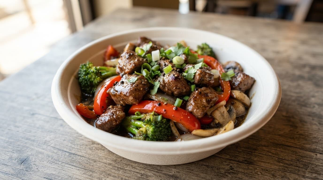 Panda Express Black Pepper Sirloin Steak